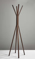 16.5" x 16.5" x 68.25" Natural Coat Rack